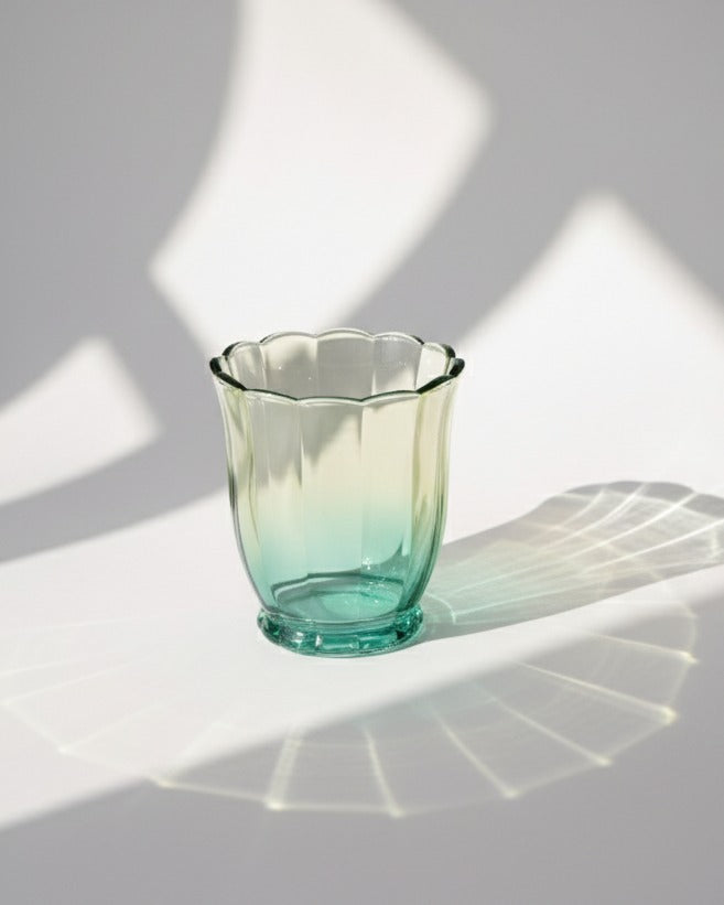 Green Ombré Tulip Tumbler - Set of 6
