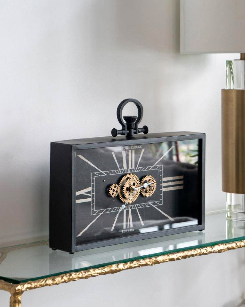 Old Town Rectangular Table Clock