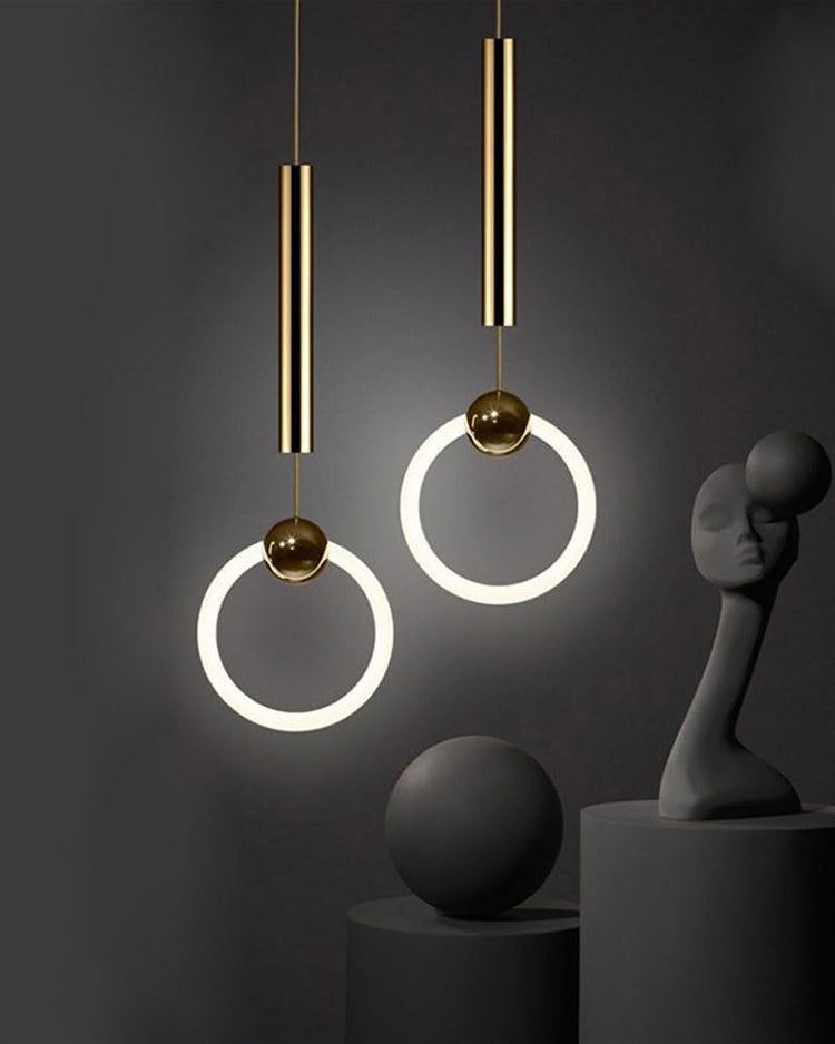 Lunar Loop Pendant Lights - Set of 2