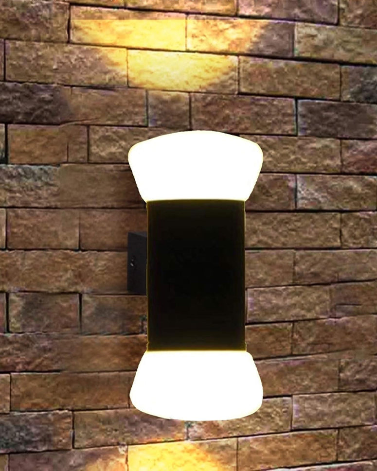 Twin Beam Modern Outdoor Wall Light