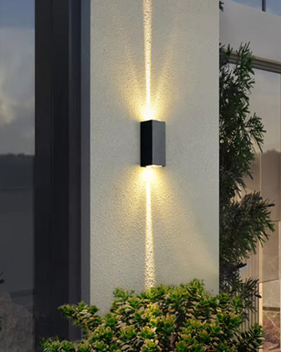 Twin Beam Outdoor LED Wall Light