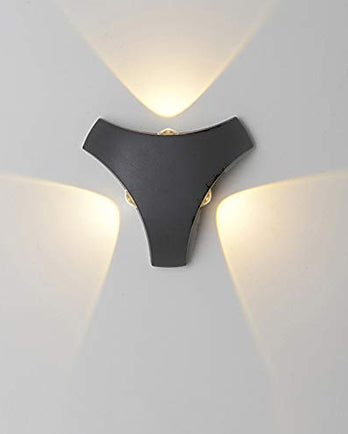 3-Way LED Outdoor Wall Light
