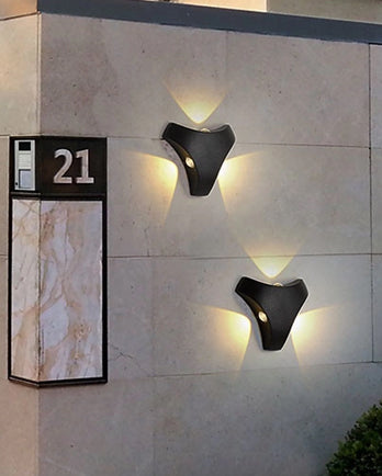 3-Way LED Outdoor Wall Light