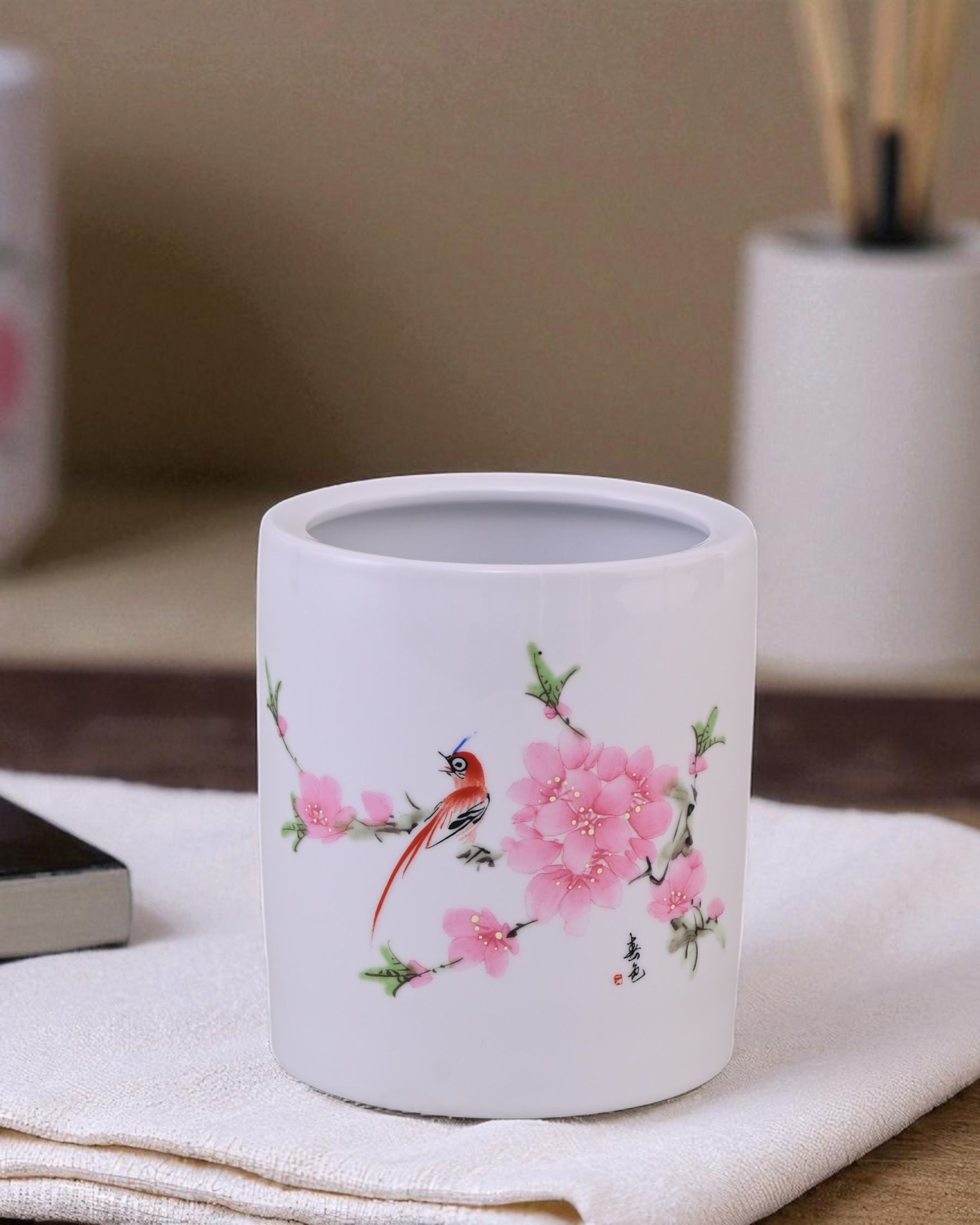 Cherry Blossom Serenity Planter