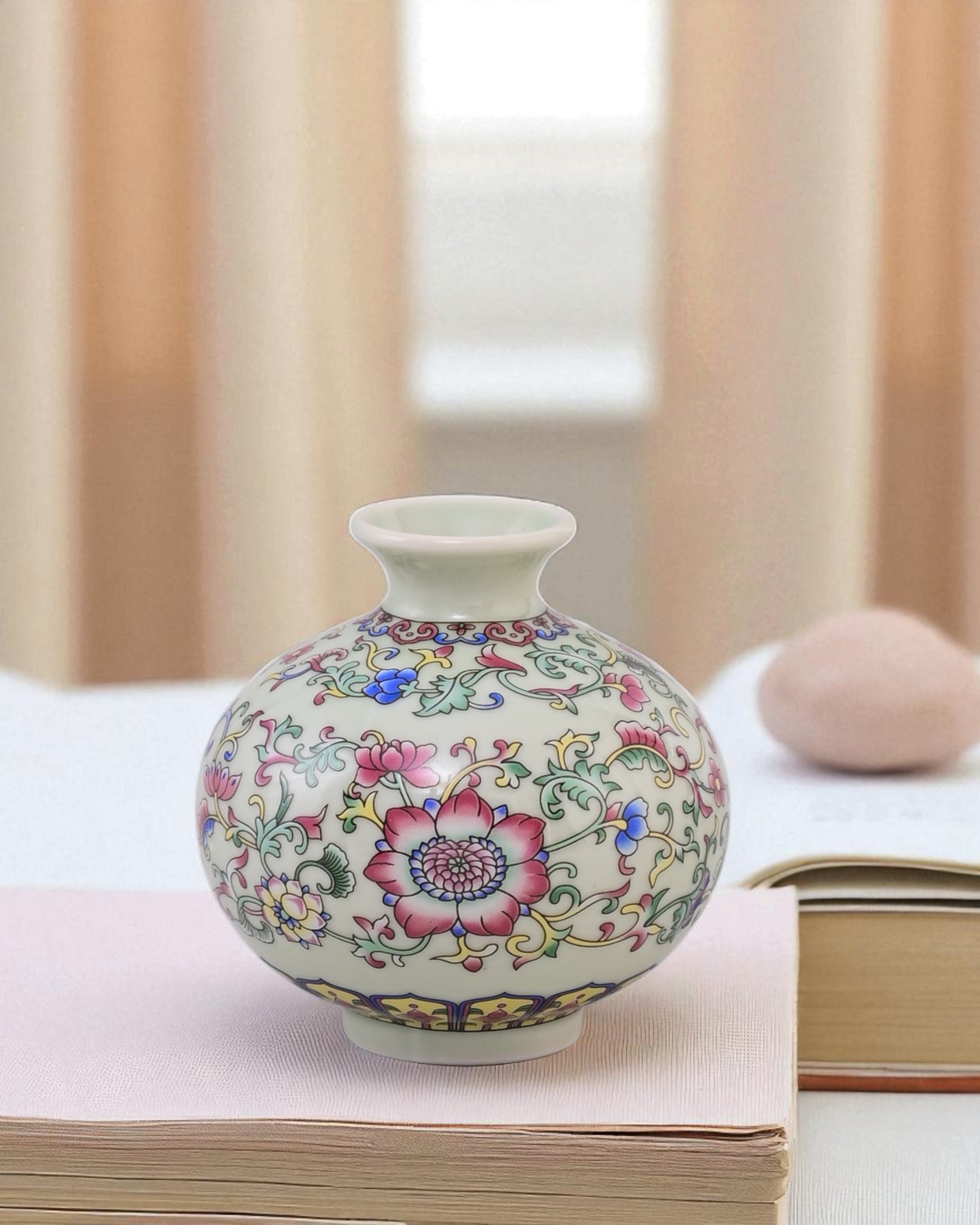 Famille Verte Garden Blossom Vase - Set Of 3