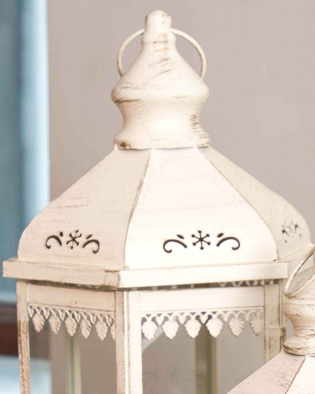 Serenity Vintage Hanging Lantern - Large