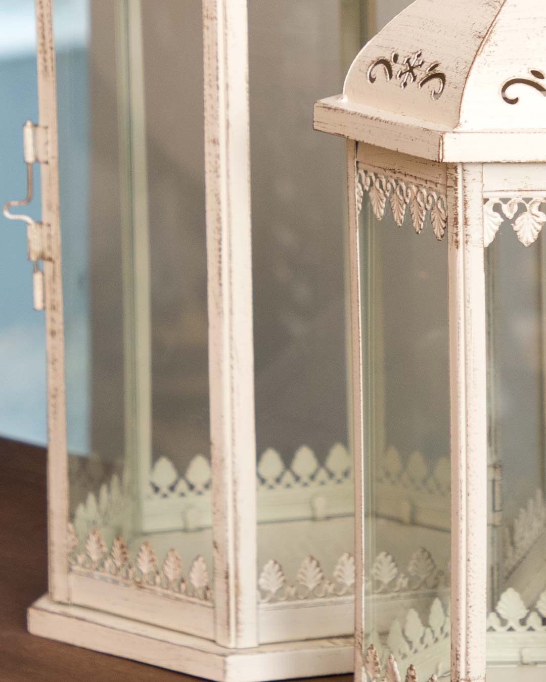 Serenity Vintage Hanging Lantern - Large