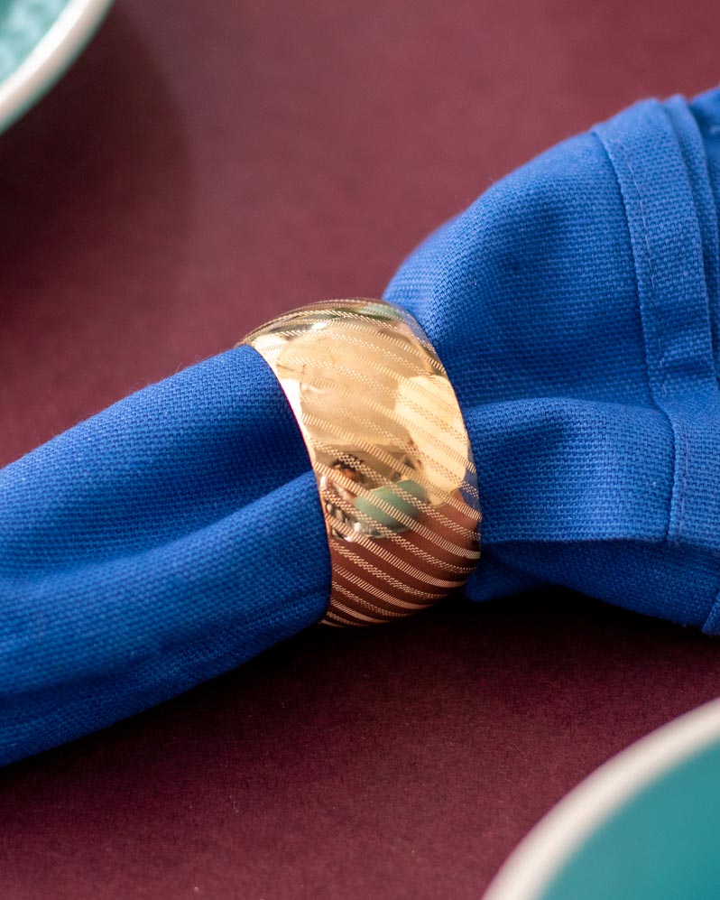 Jewelled Napkin Rings - Set of 4