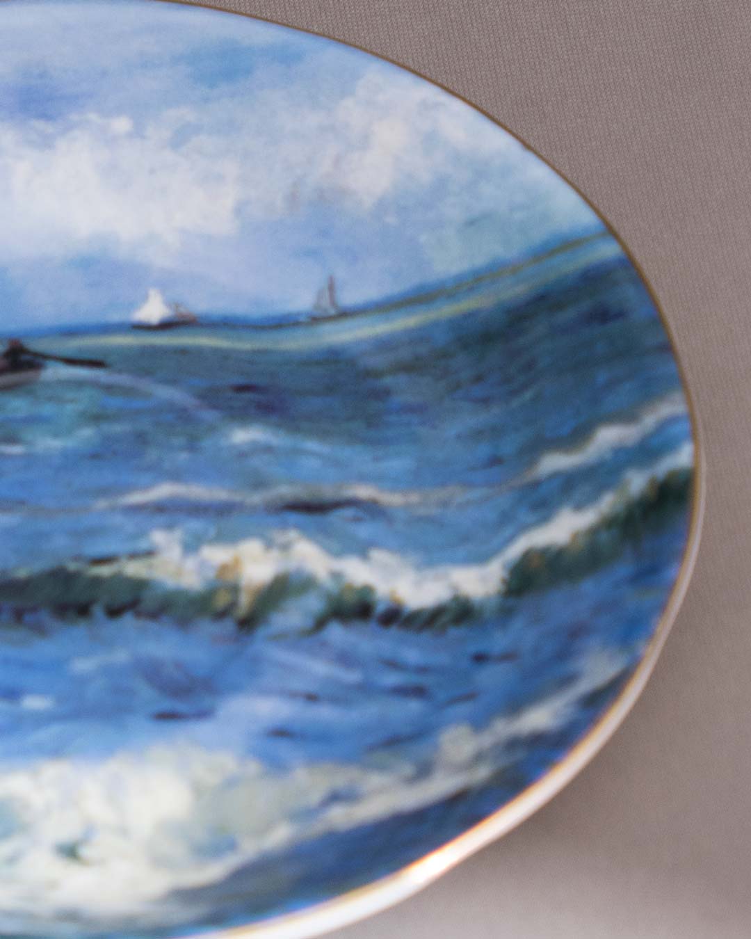 'Seascape' Vincent Van Gogh Painting Cup & Saucer - The Decor Kart