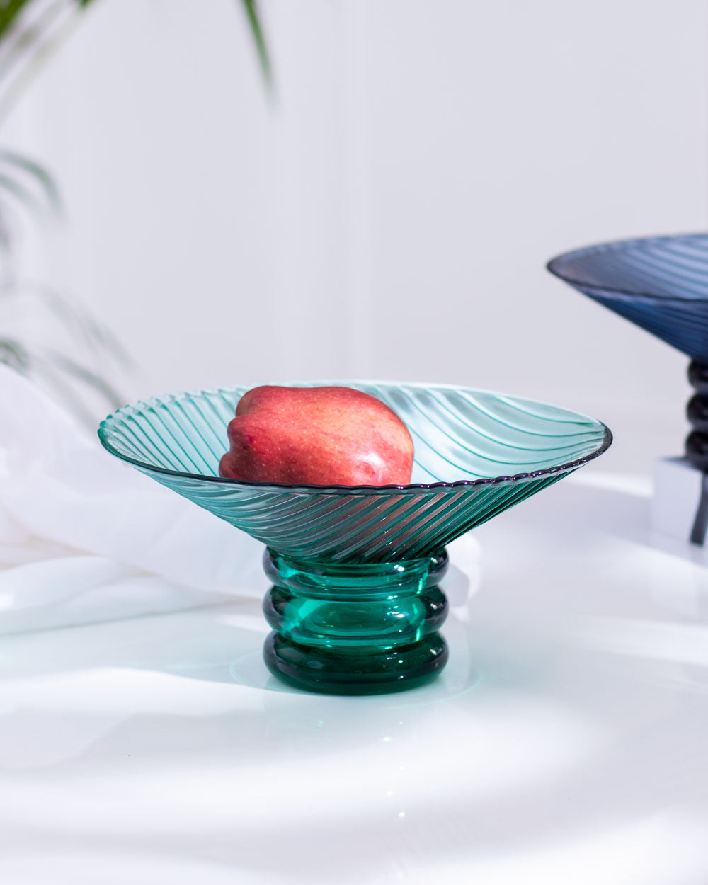Mariel Footed Bowl - Emerald Green - The Decor Kart