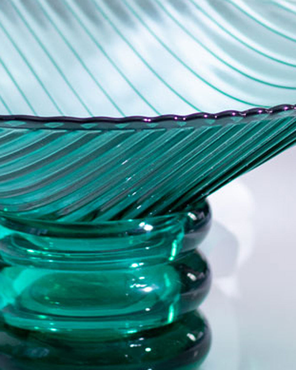 Mariel Footed Bowl - Emerald Green - The Decor Kart