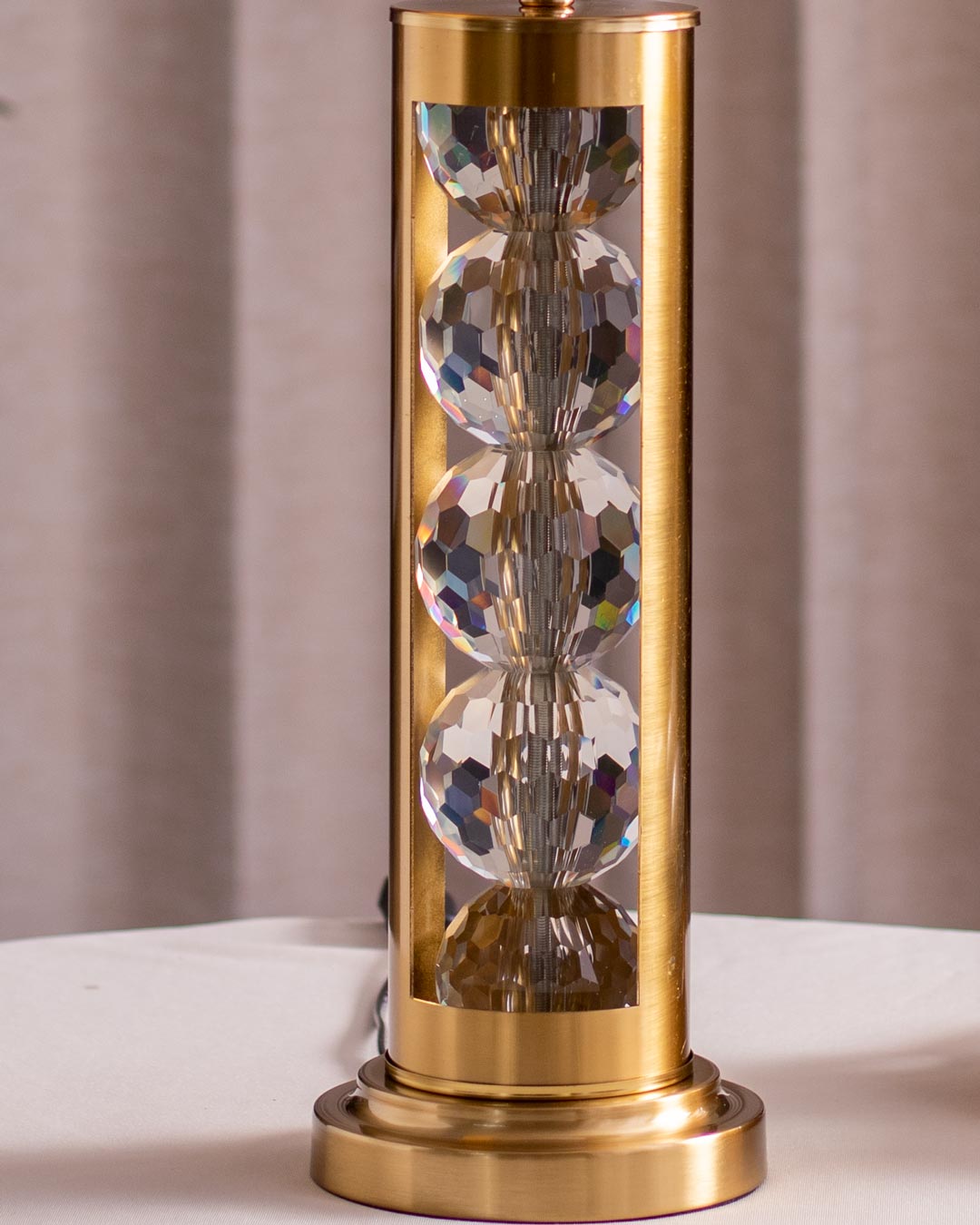 'Exquisite Lighting' Crystal Table Lamp - The Decor Kart