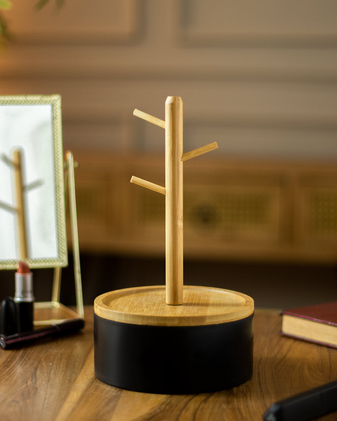 Wooden Jewellery Necklace Stand Tree Tree Branch Jewellery Holder