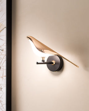 Aves Sitting Bird Wall Sconces
