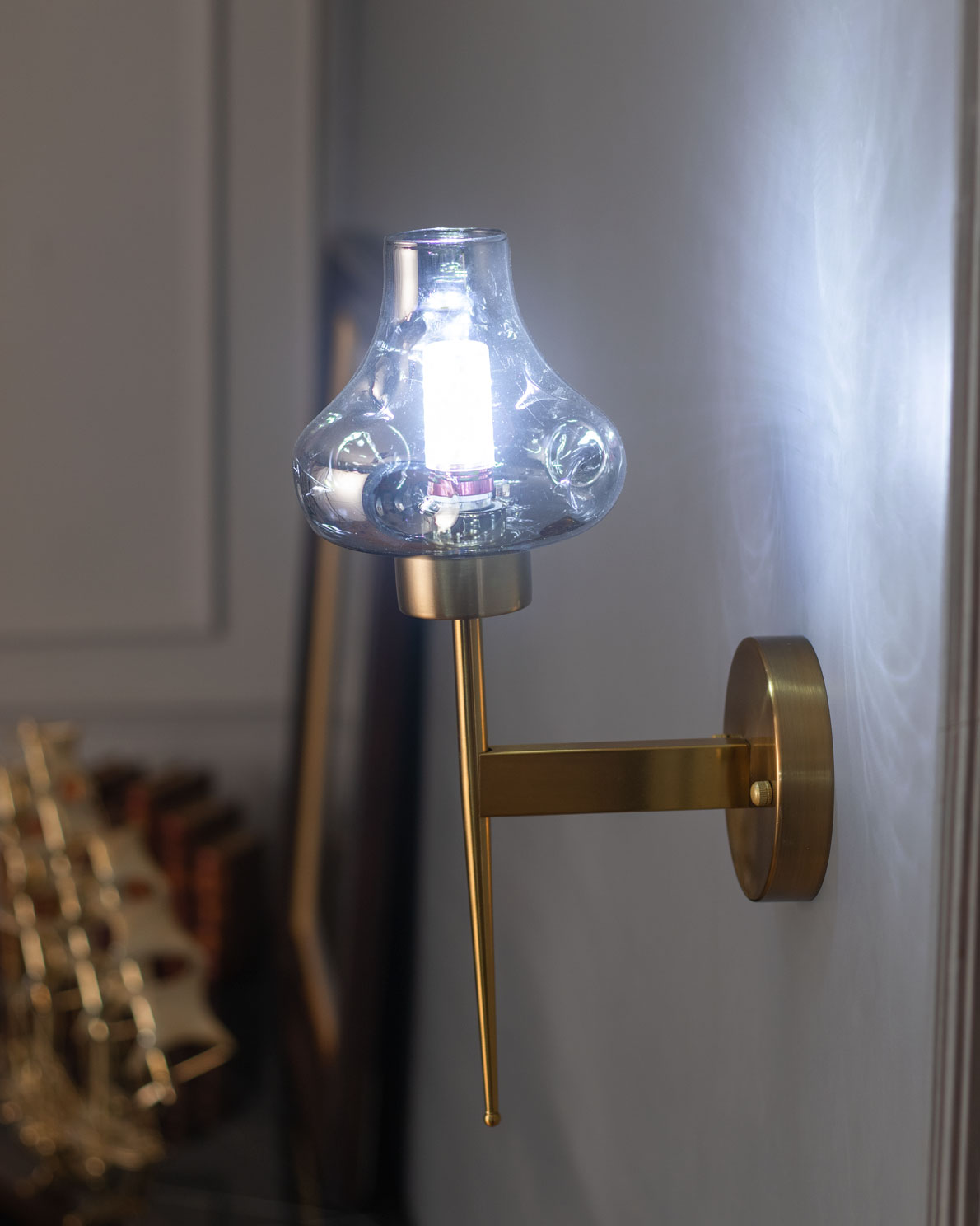 Ambient Wall Sconce - Grey - The Decor Kart