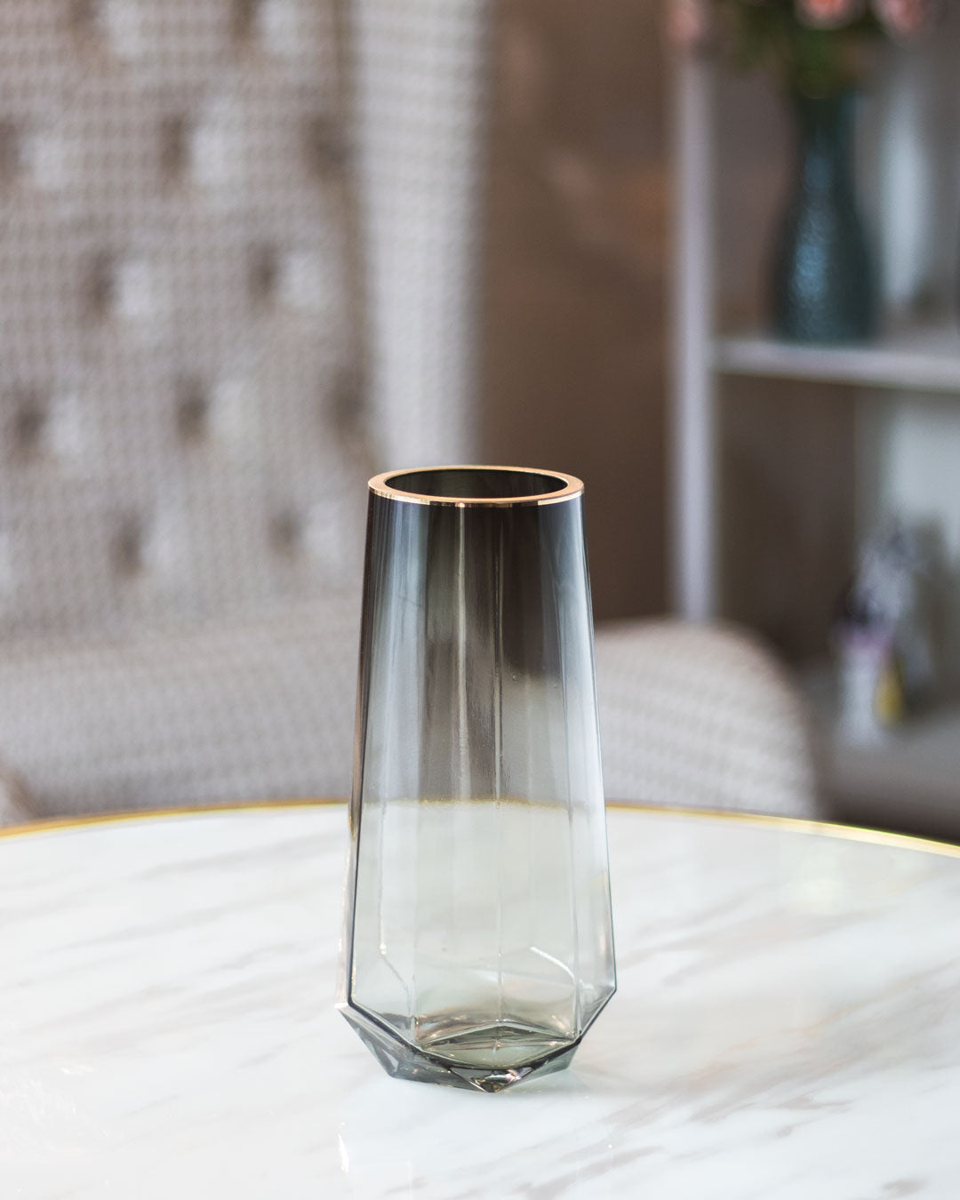 Gleaming Glass Decorative Vase - Small