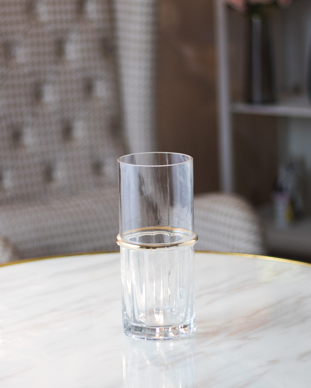 Gleaming Glass Decorative Vase