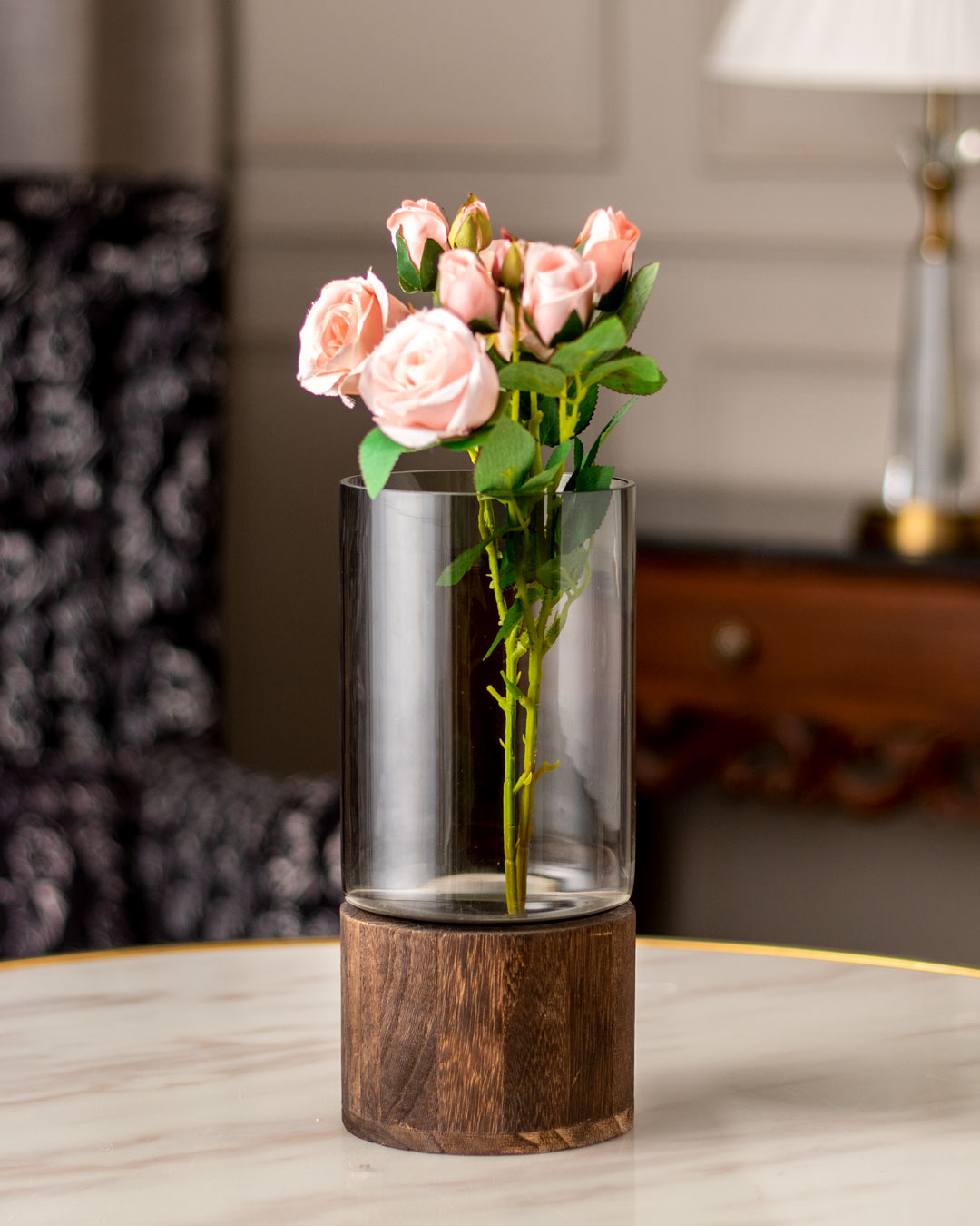 Gleaming Glass Decorative Vase - Large