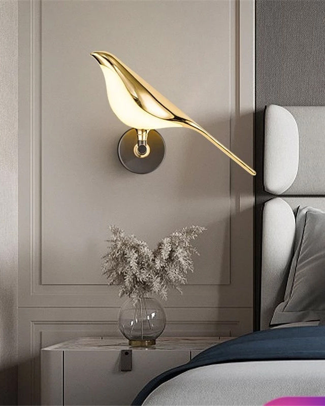 Aves Sitting Bird Wall Sconces - The Decor Kart