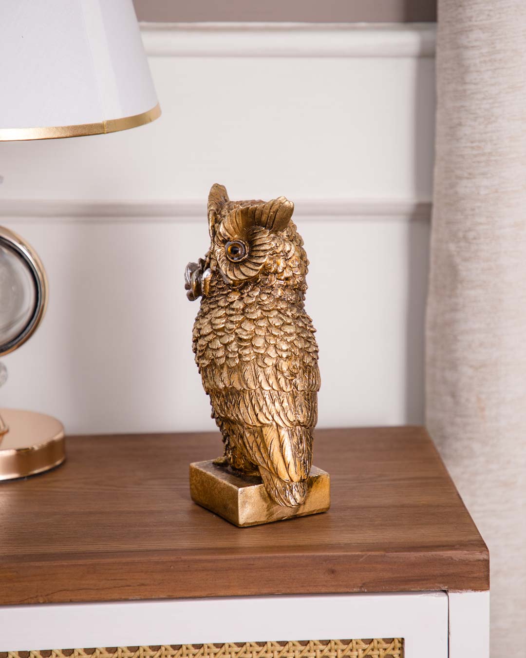 Majestic Night Guardian: Owl Figurine