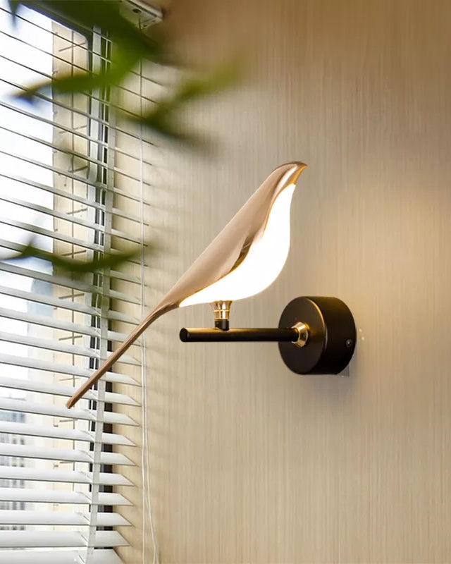 Aves Sitting Bird Wall Sconces - The Decor Kart