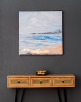 Ocean Semi Hand-made Wall Art - 32*32 Inch - The Decor Kart