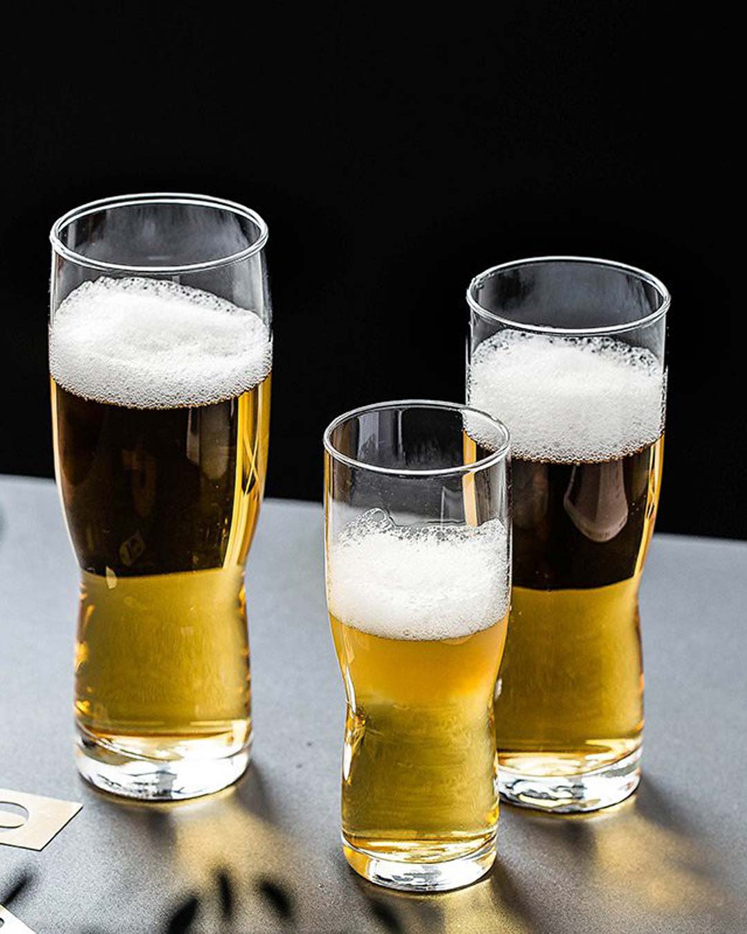 Bormioli Rocco New Pilsner Beer Glasses - Set of 6 Medium - The Decor Kart