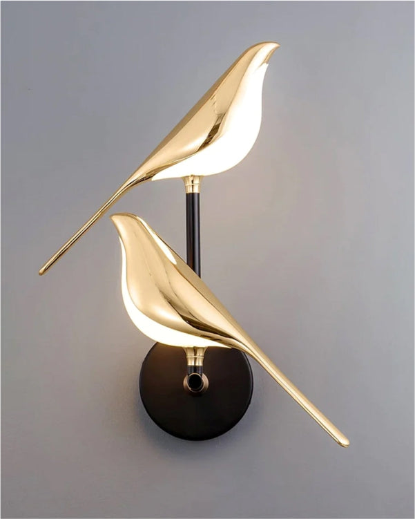 Aves Sitting Bird Wall Sconces - II - The Decor Kart