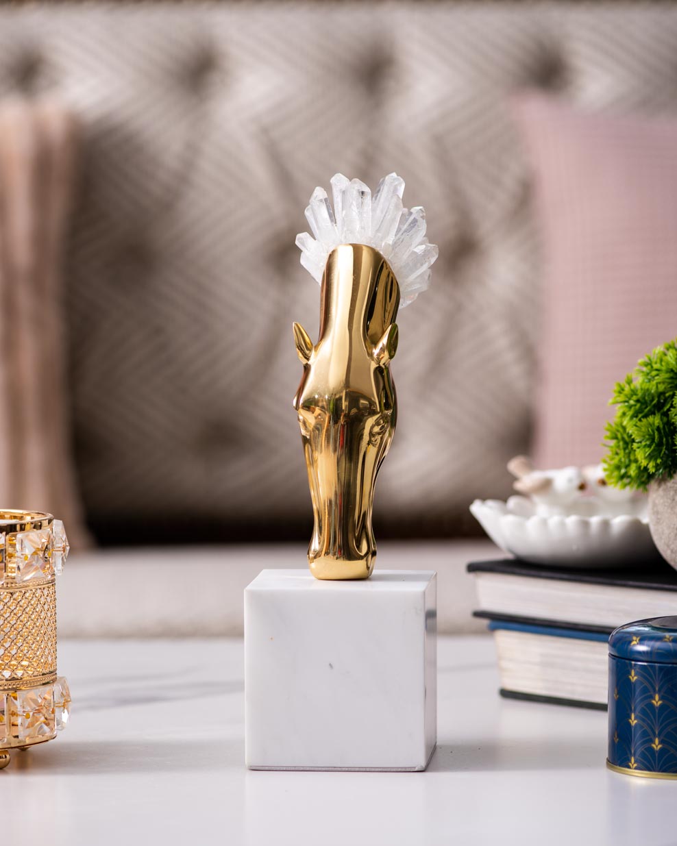Equus Brass Horse Figurine - The Decor Kart