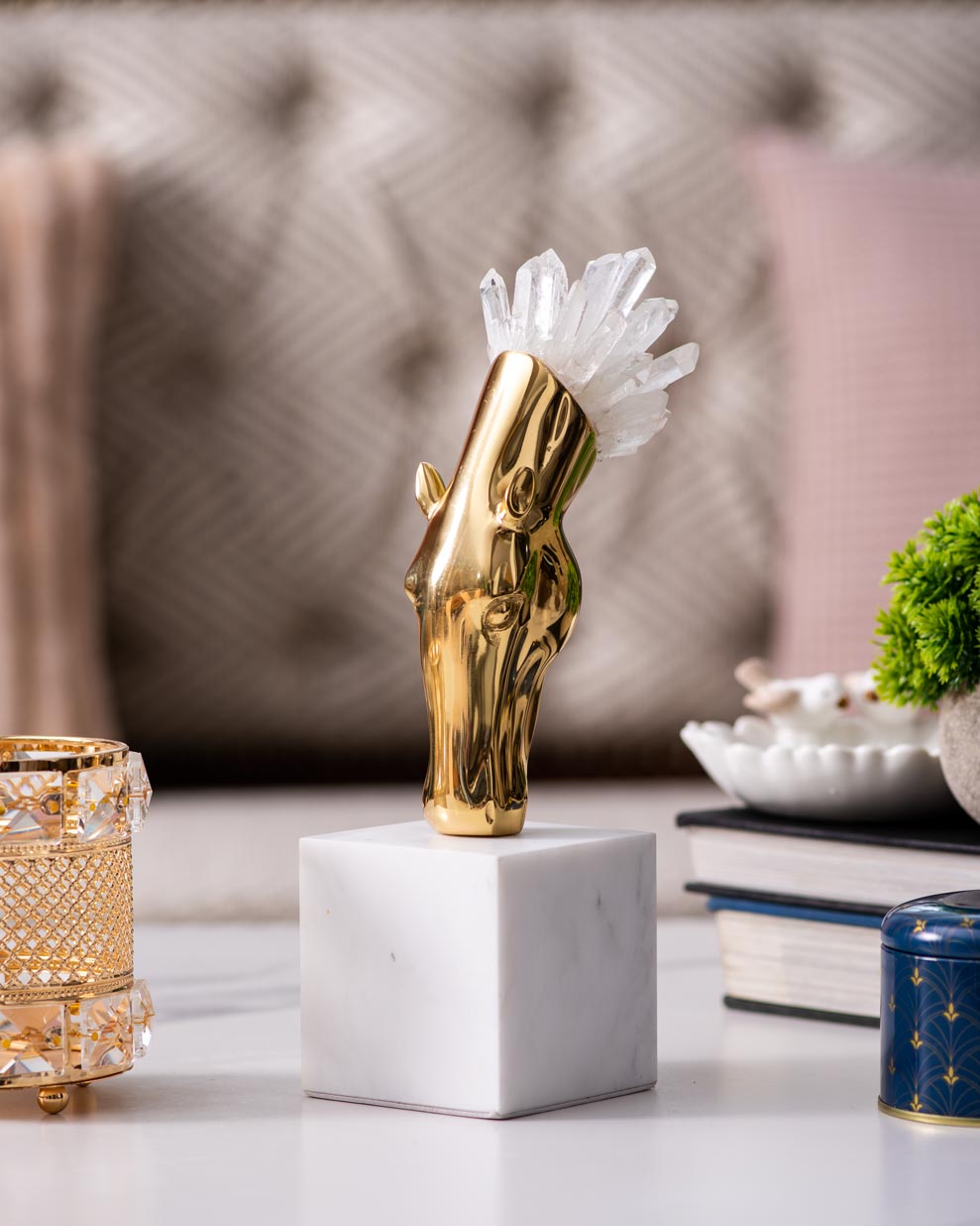 Equus Brass Horse Figurine - The Decor Kart
