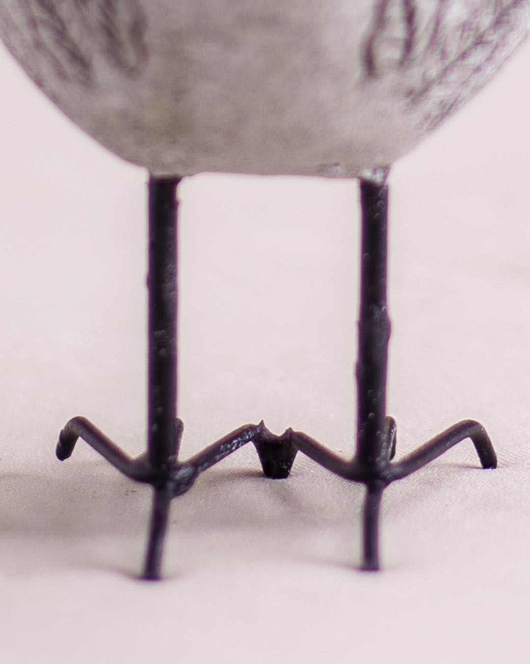 Folk Art Bird Figurine - Small