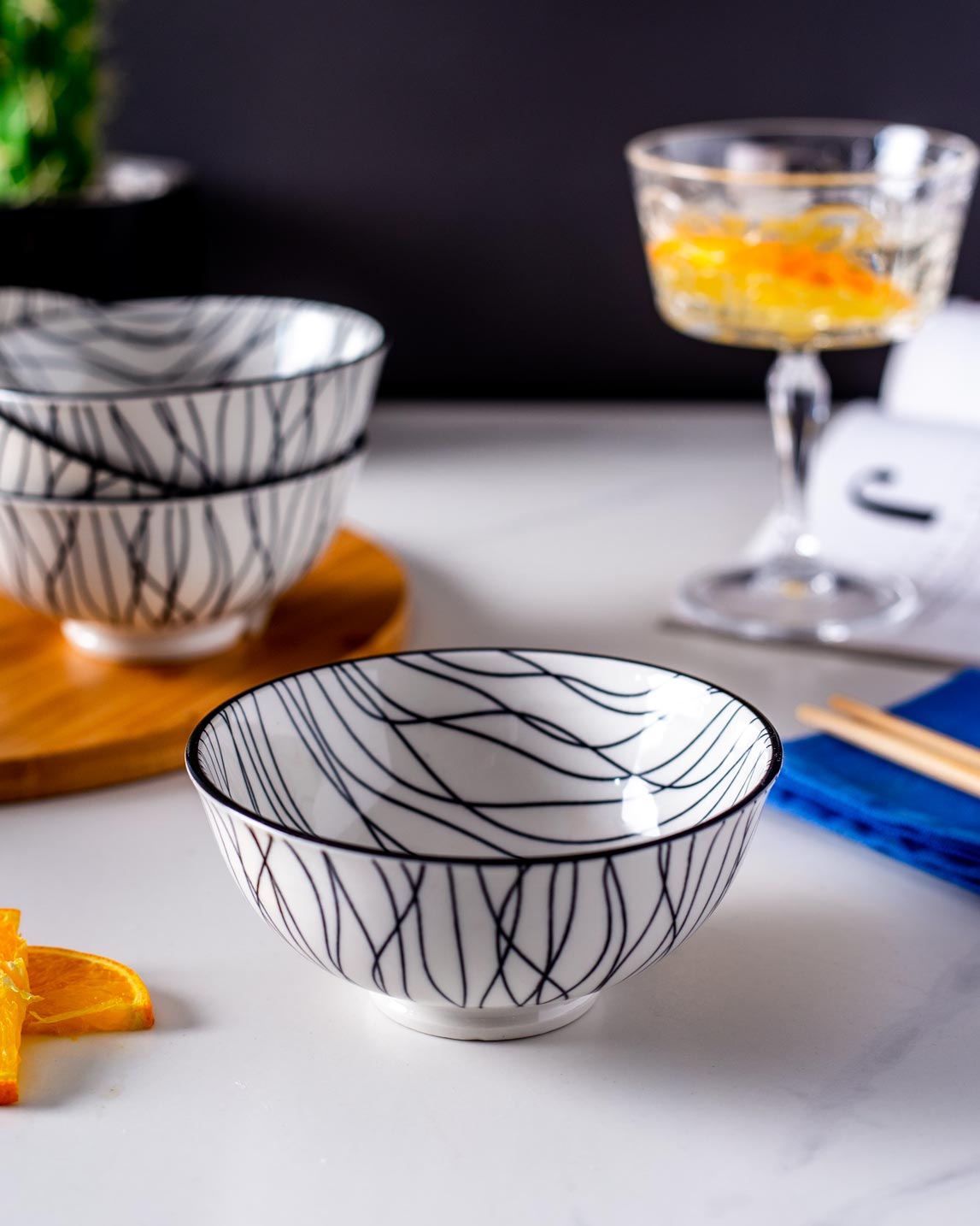 Strait Katoris - Set of 4 - The Decor Kart