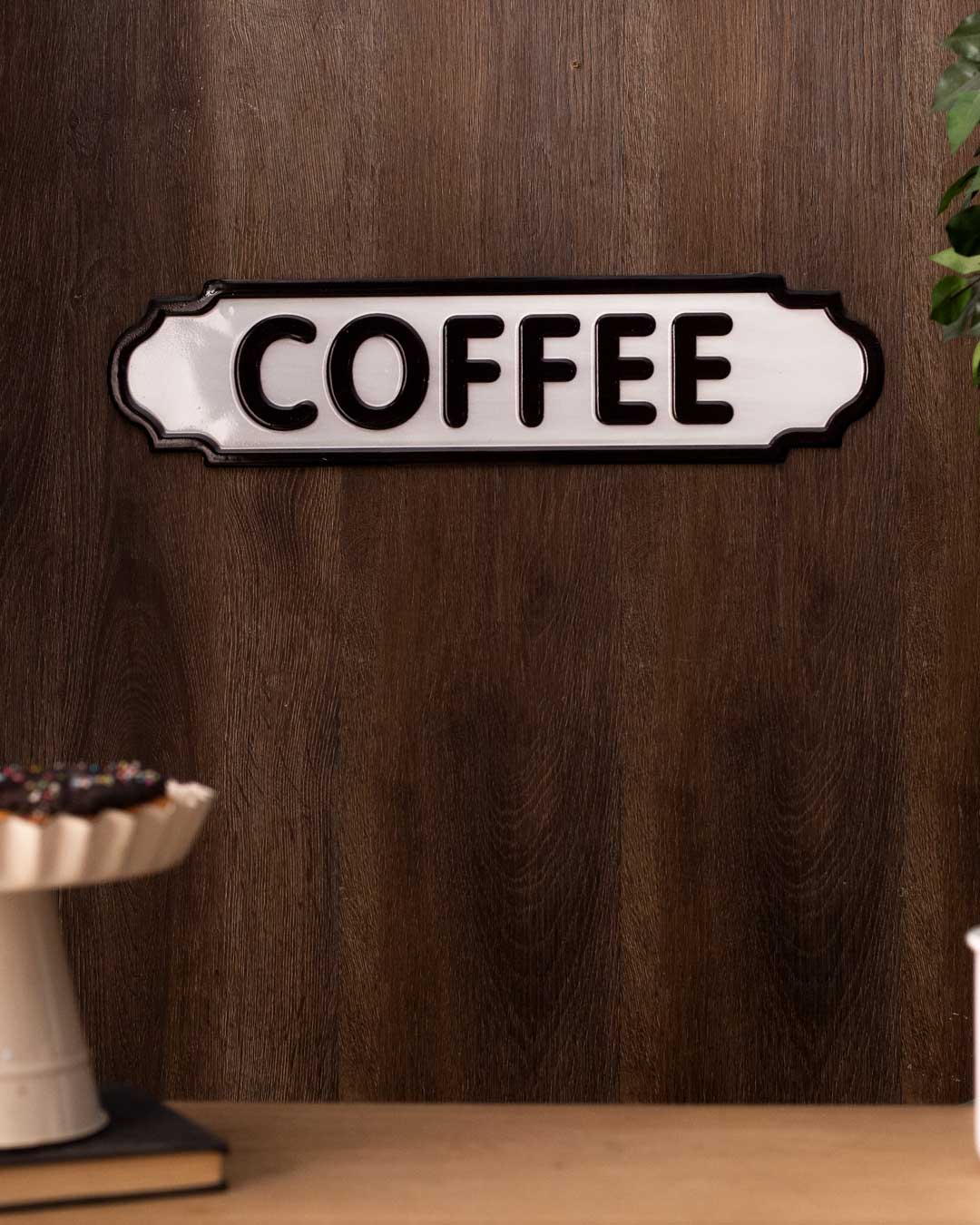 'Coffee' Tin Bar Sign - The Decor Kart