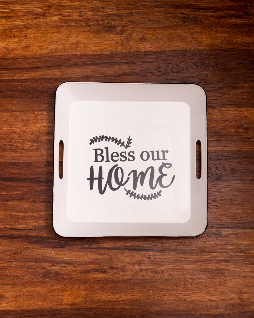 'Bless Our Home' Tin Bar Sign - The Decor Kart