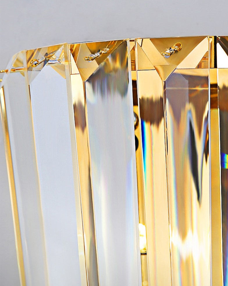 Tapered Crystal Wall Sconce - Medium - The Decor Kart