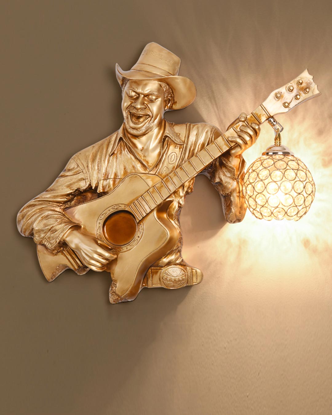 Guitarist Wall Sconce - The Decor Kart