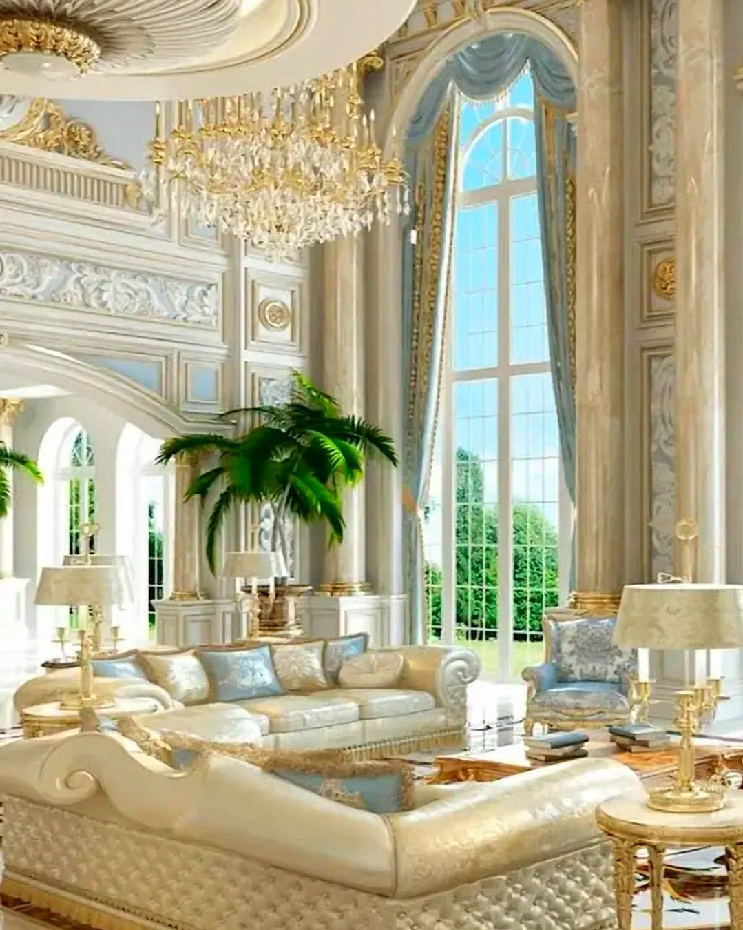 How to Give Living Room a Royal Touch?