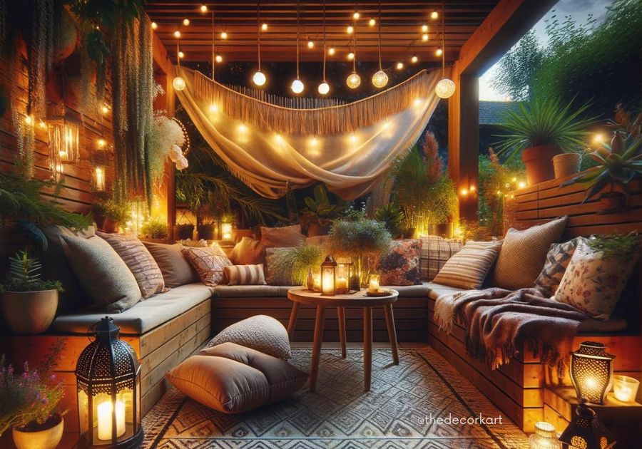 Creating a Cosy Outdoor Nook with Patio Lighting and Decor