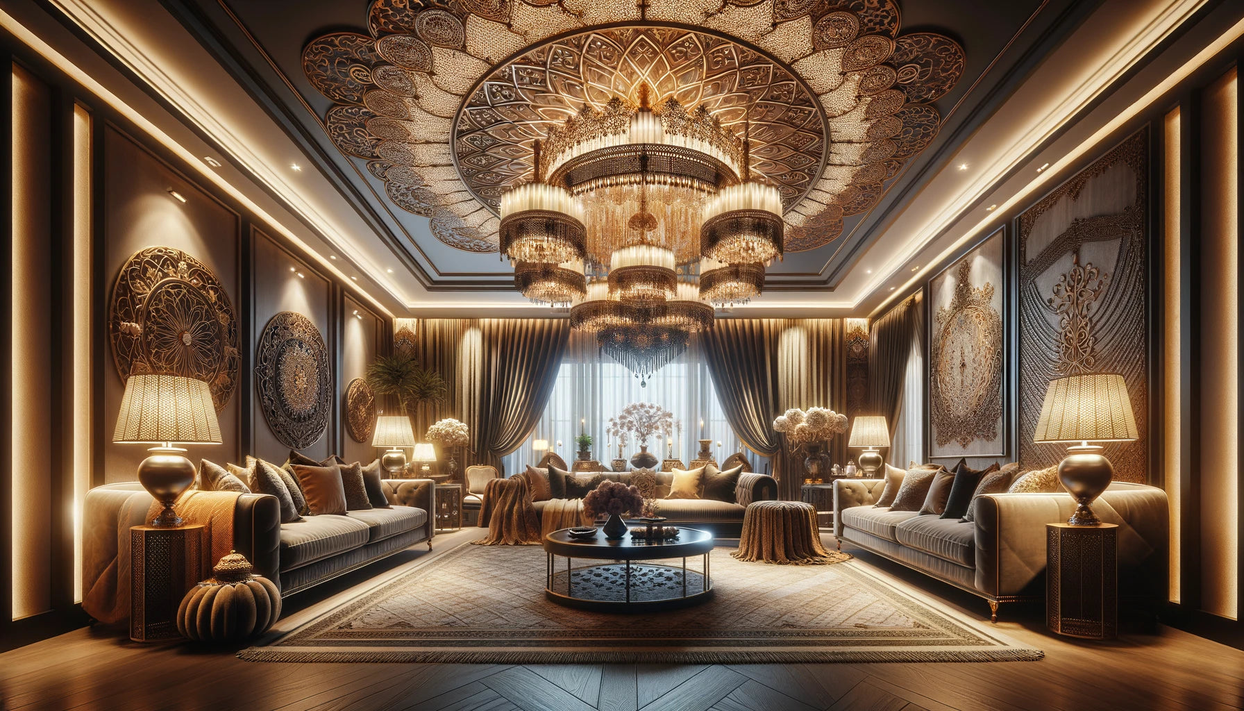Elevate Your Home with Dramatic Jhumar Lights and Chandeliers | The ...