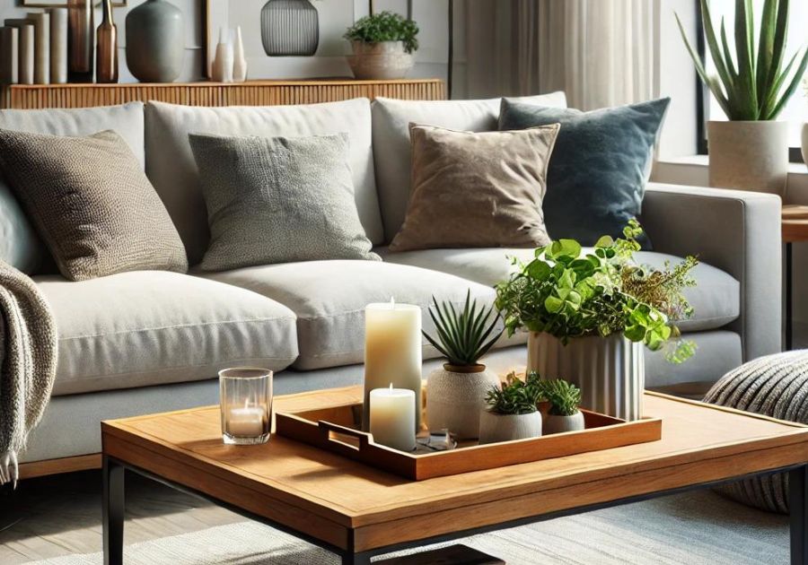 Displaying Decorative Trays in Your Living Room