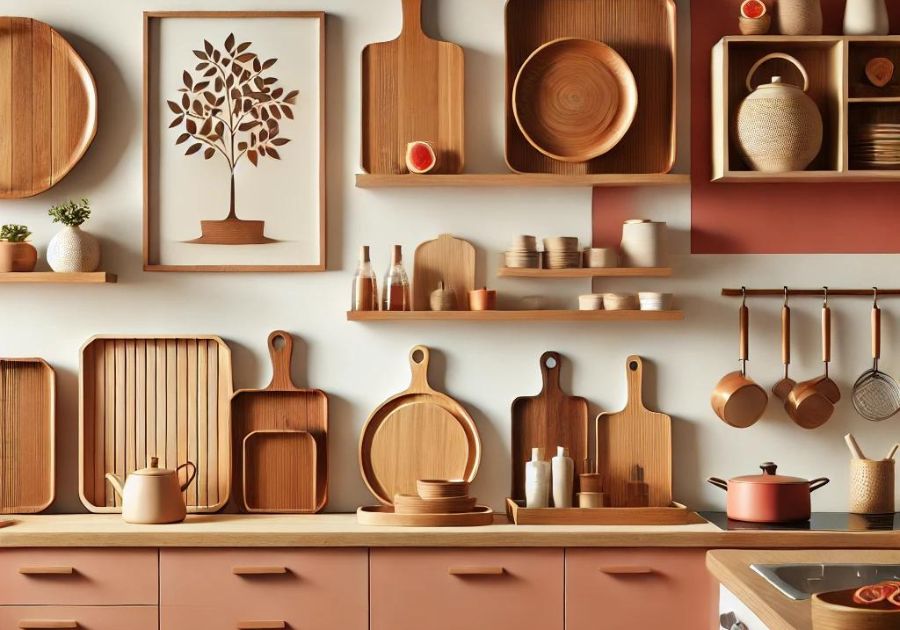 How to Style Wooden Trays for Your Kitchen 