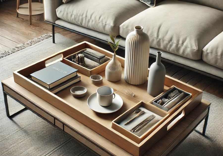How to Use Trays for Organization and Decor