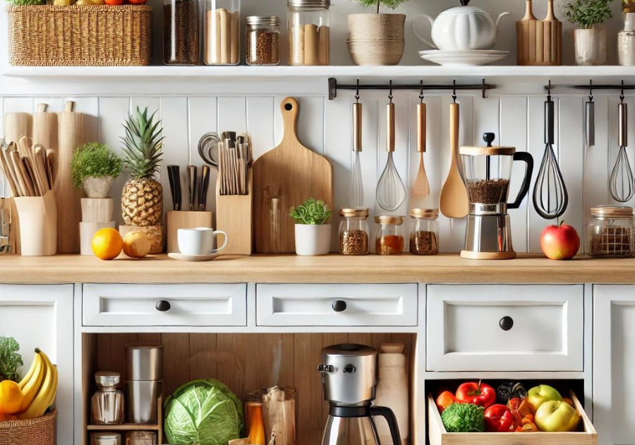 Using Trays to Declutter Your Kitchen