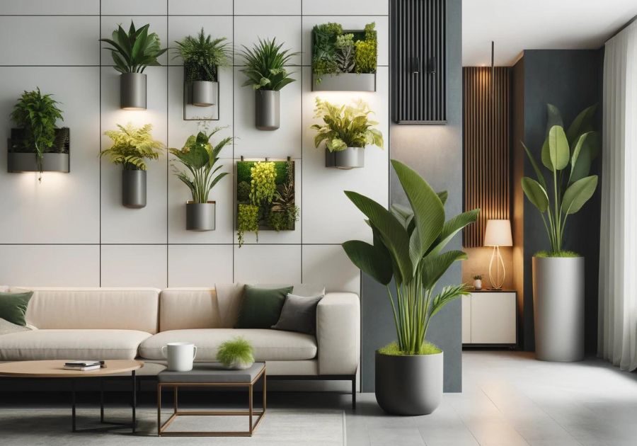 Elegant Wall and Indoor Planters for Stylish Home Decor