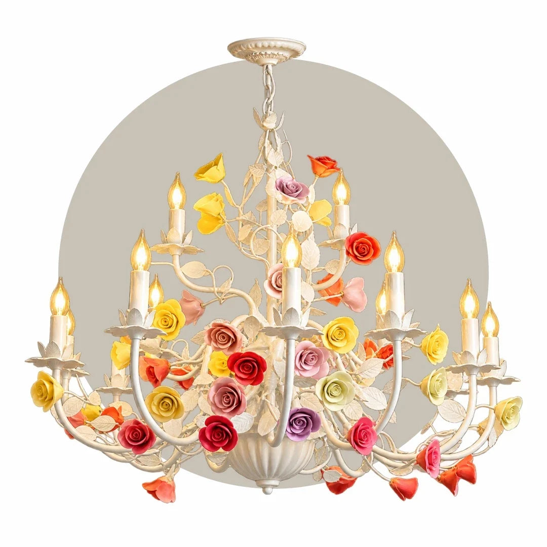 French Floral Chandeliers