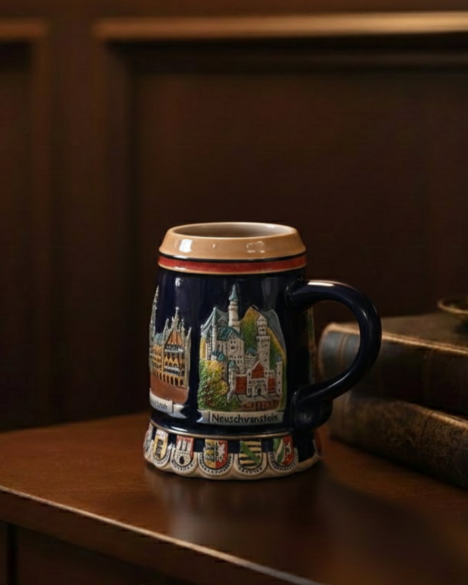 Neuschwanstein Castle Vintage Stein Beer Mug 