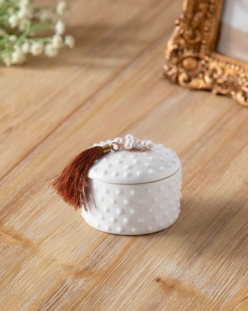 Polka Dots Trinket Keeper 