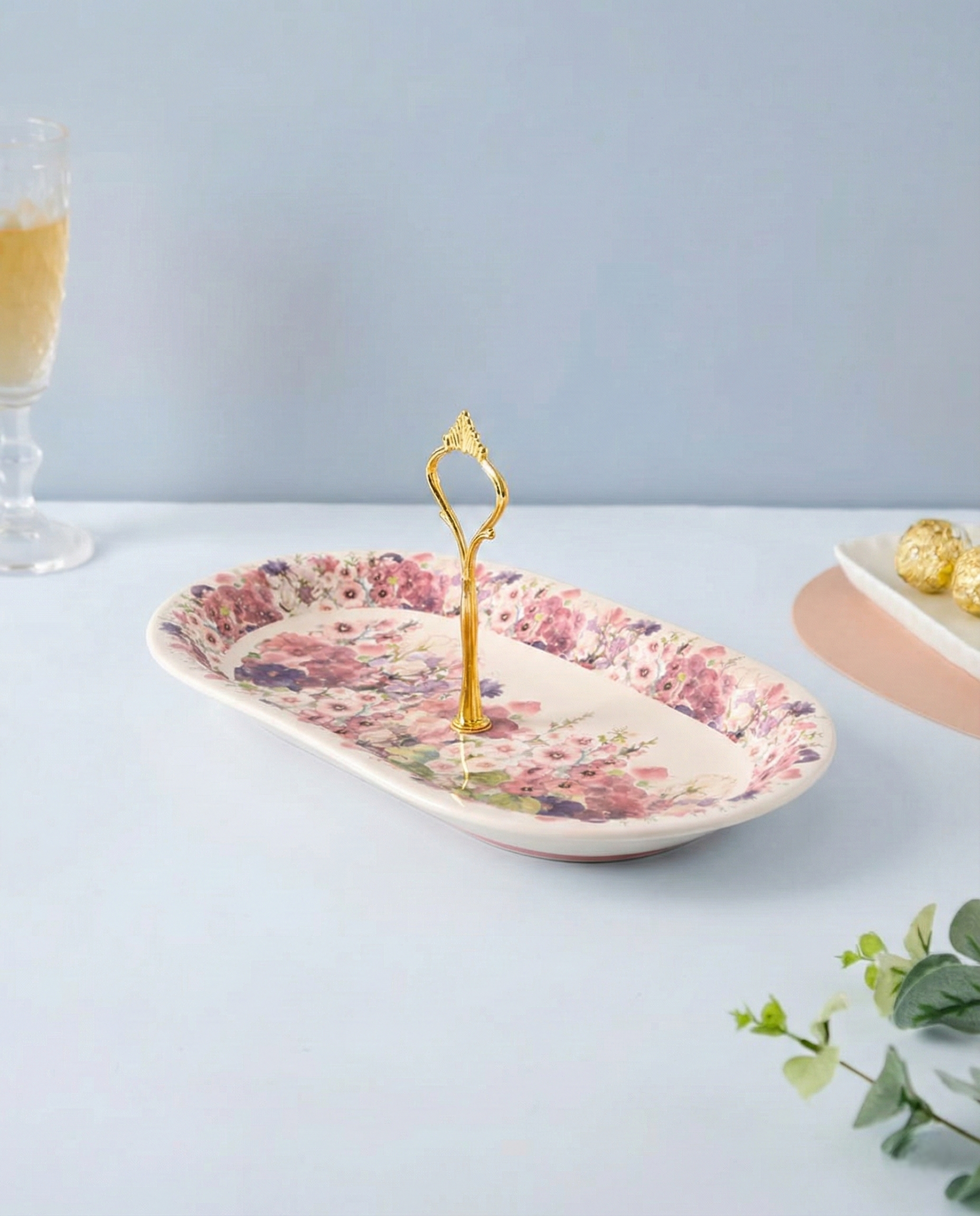 Botanic Charm Cake Stand - Pink 