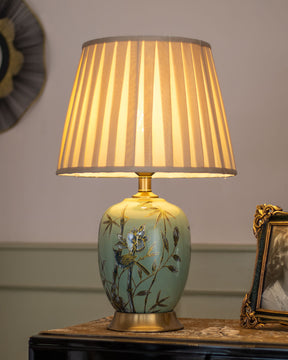 'Prestige' Ceramic Table Lamp - Green