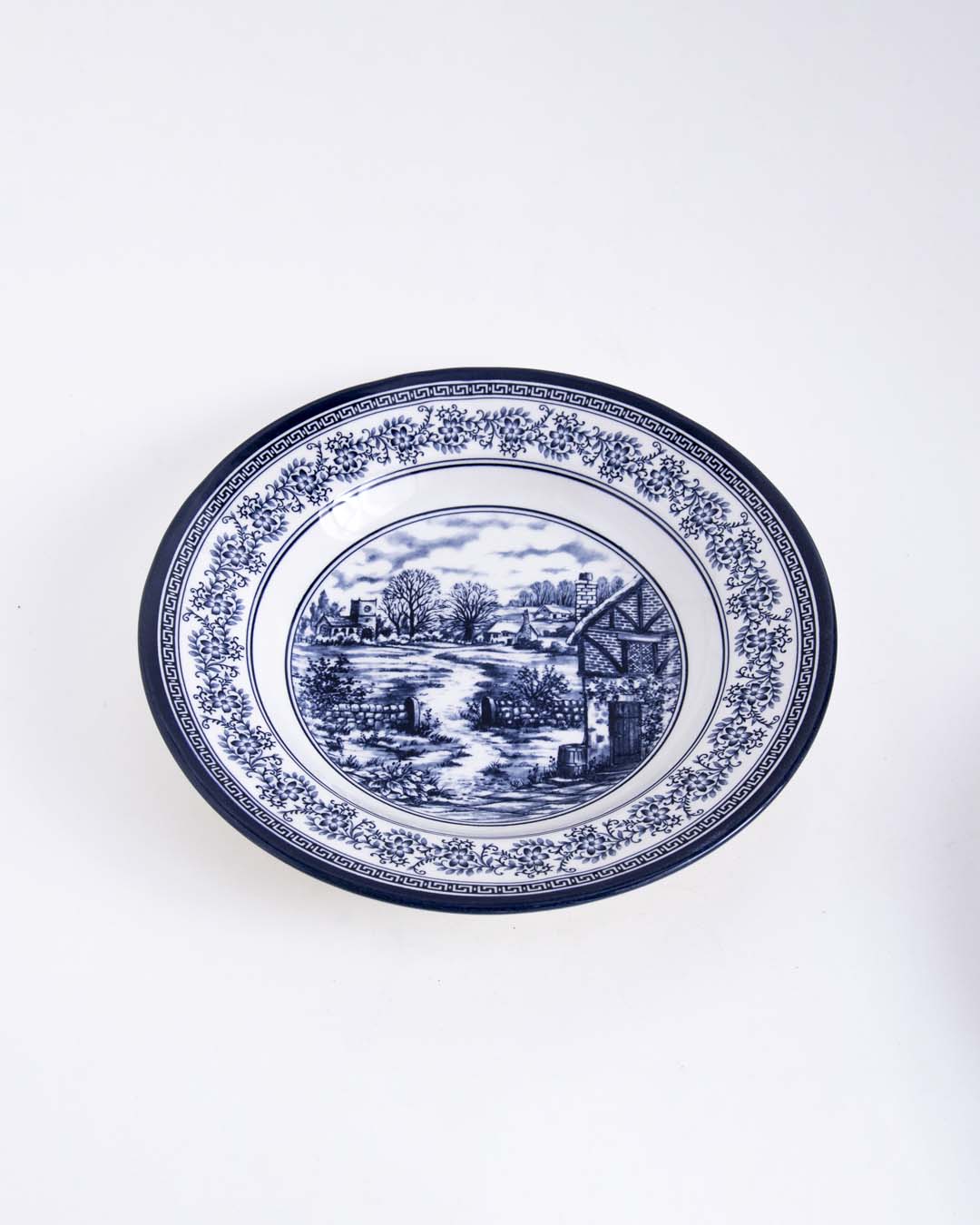 Halcyon Blue Pasta Plate 